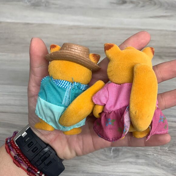 Little Li'l Woodzeez The Tippytail Fox Family Dad & Mom Collectibles 3" - Picture 4 of 9